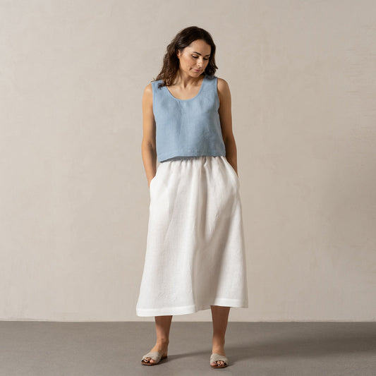 Linen Maxi Skirt Sophia