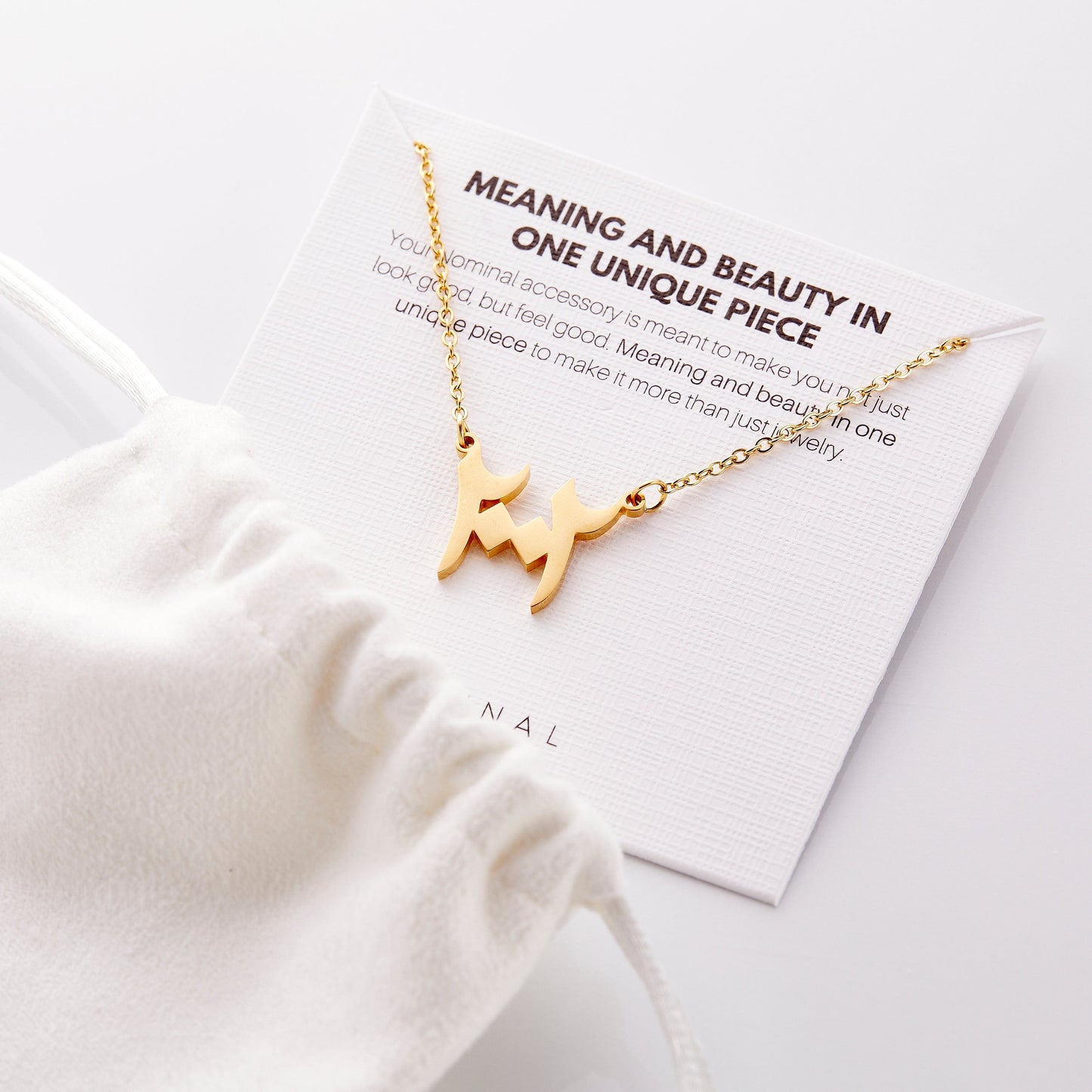 Arabic Birth Year Necklace