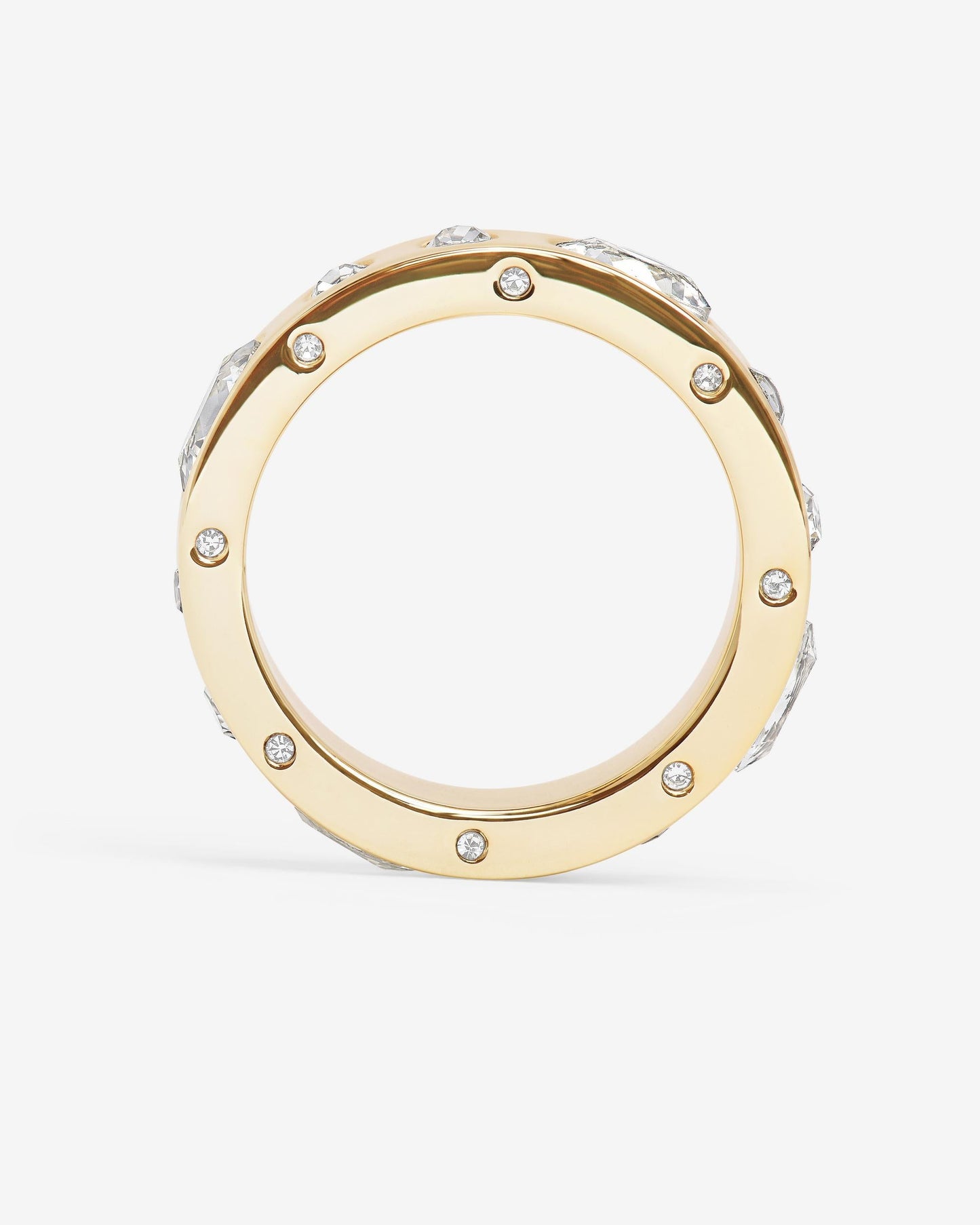 Ashley Sunset Ring - Gold|White Diamondettes
