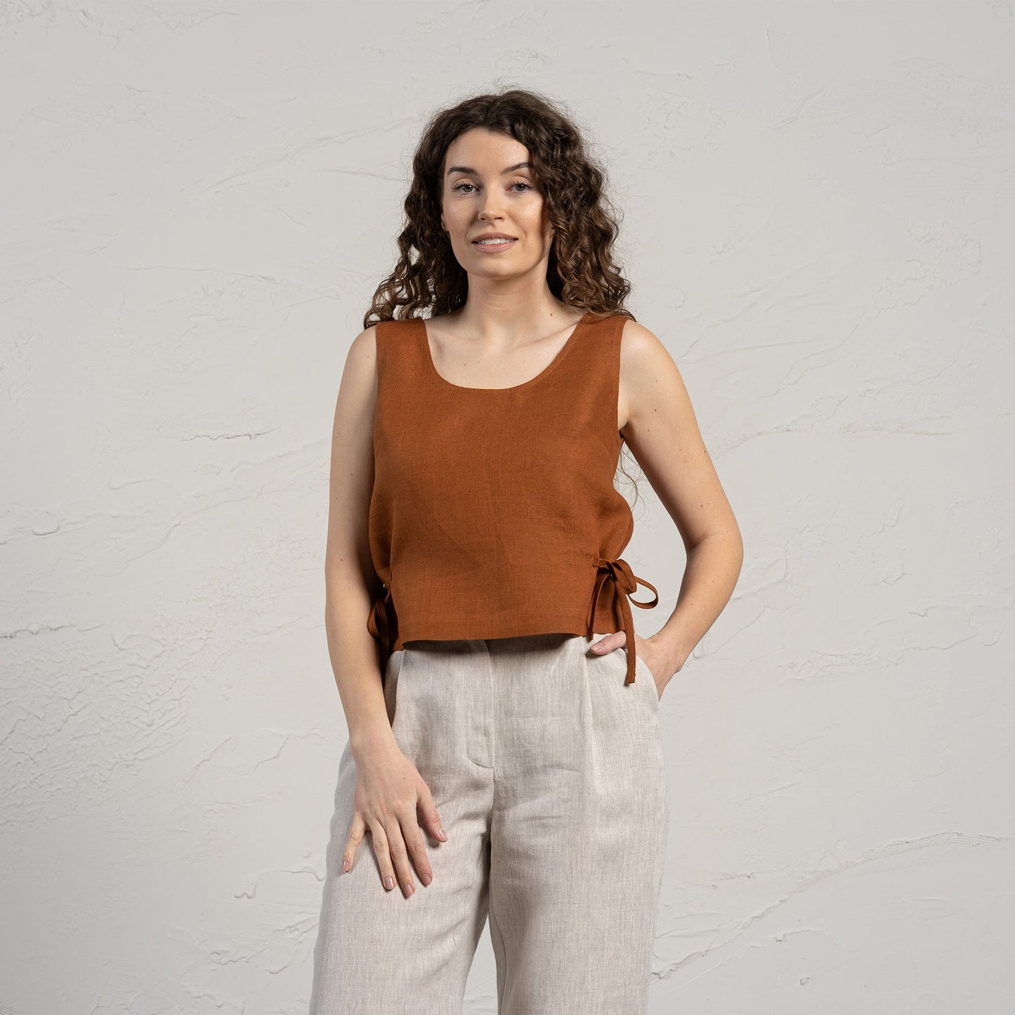 Bow Side Tie Top Audrey