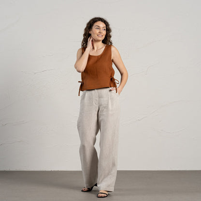 Bow Side Tie Top Audrey