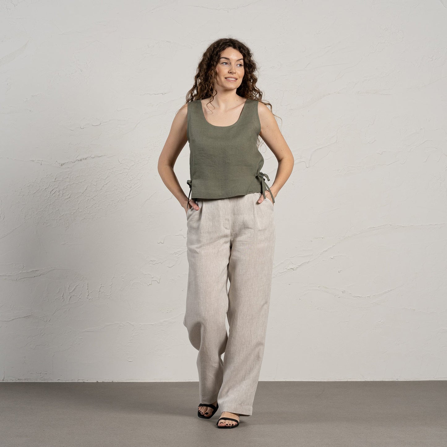 Bow Side Tie Top Audrey