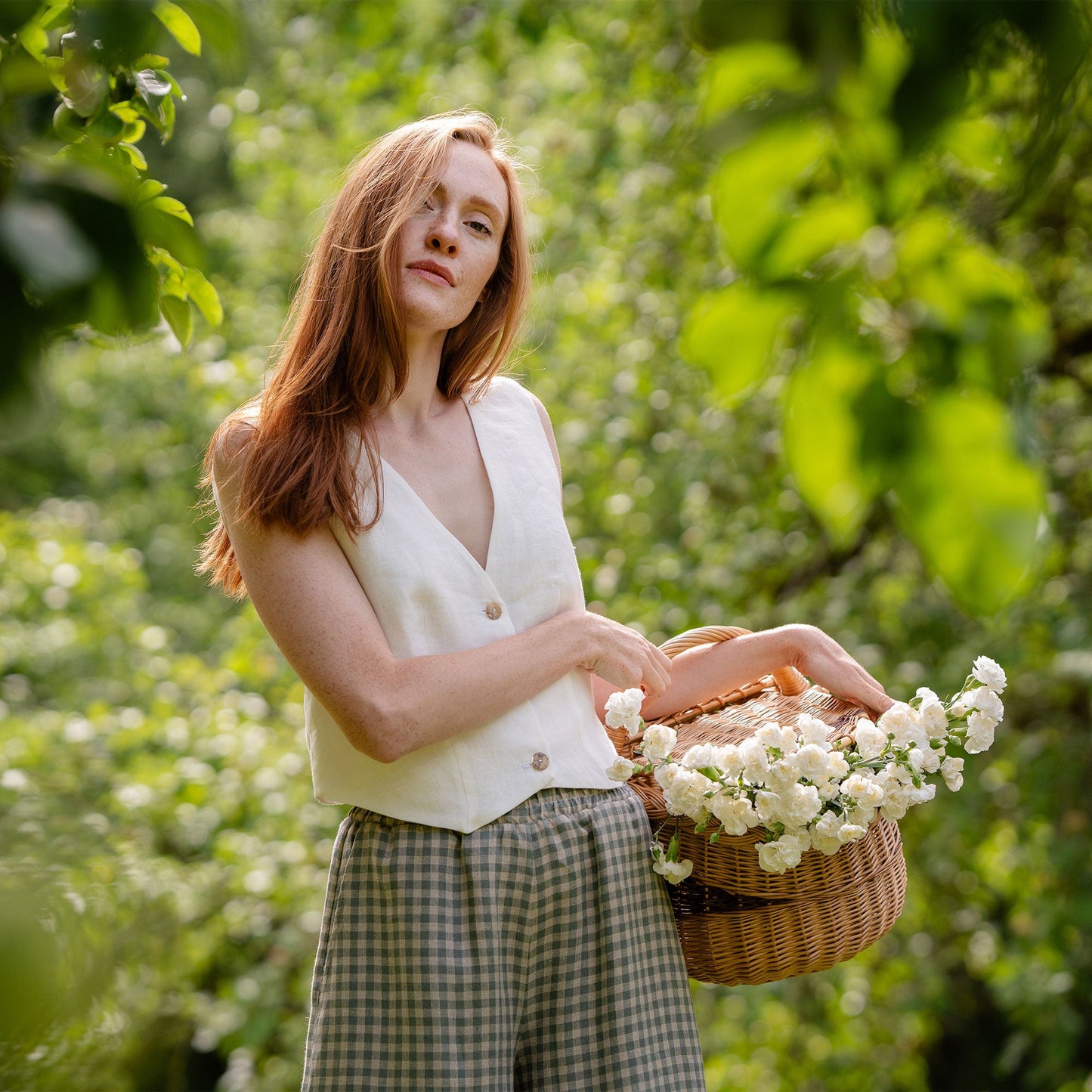 Linen Vest Ava