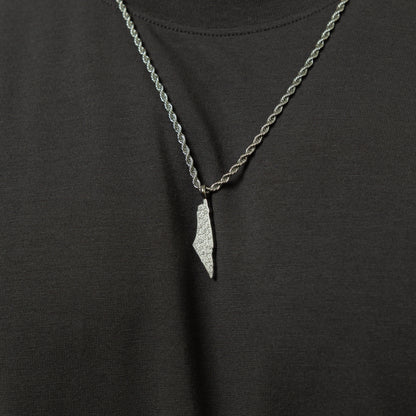 Ayatul Kursi Country Map Necklace | Men