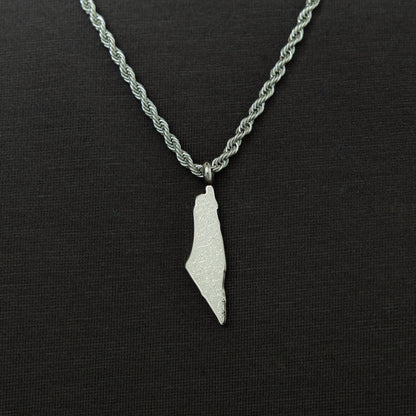 Ayatul Kursi Country Map Necklace | Men