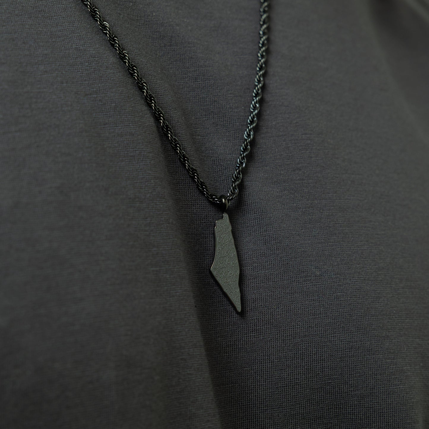 Ayatul Kursi Country Map Necklace | Men