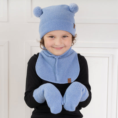 Kids' Knit Baby Beanie Cashmere Blend