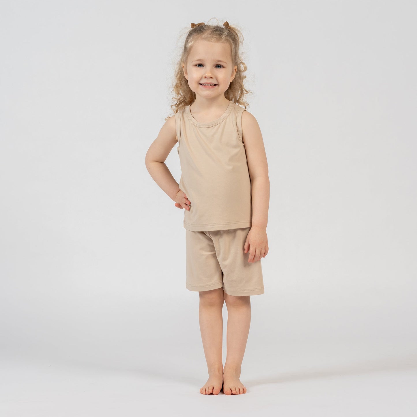 Kids' Soft Bamboo Pajama With Shorts