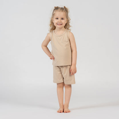Kids' Soft Bamboo Pajama With Shorts