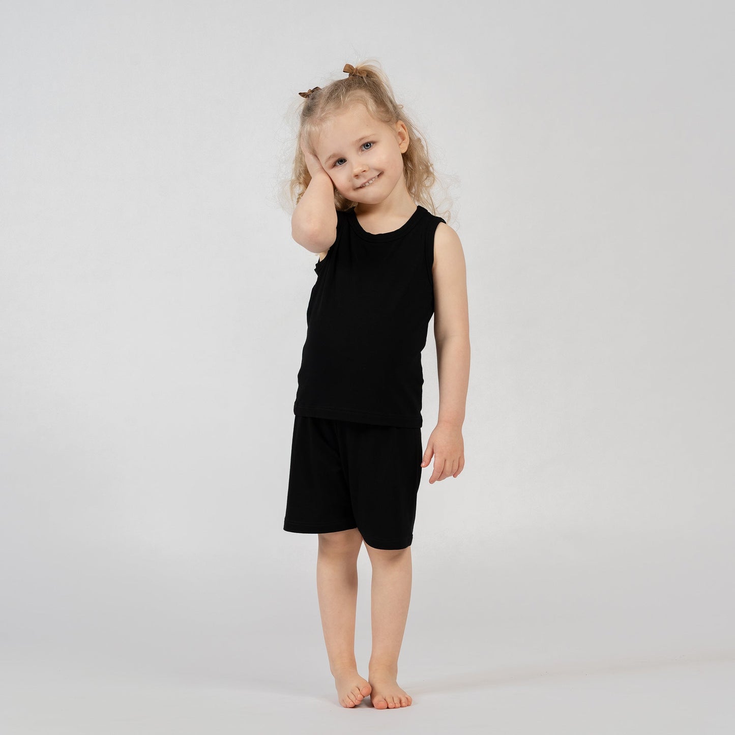 Kids' Soft Bamboo Pajama With Shorts
