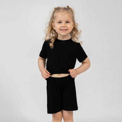 Kids' Bamboo Shorts & Top 2-Piece Set