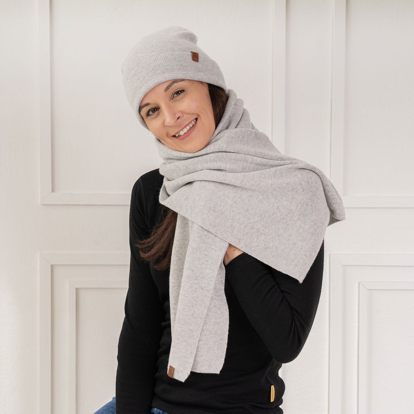 Women's Knit Scarf Cashmere Blend