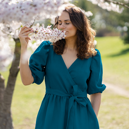 Bubble Sleeve Dress Belle