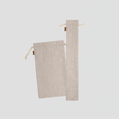 Natural 100% Linen Reusable Bread Bags 2-Pack