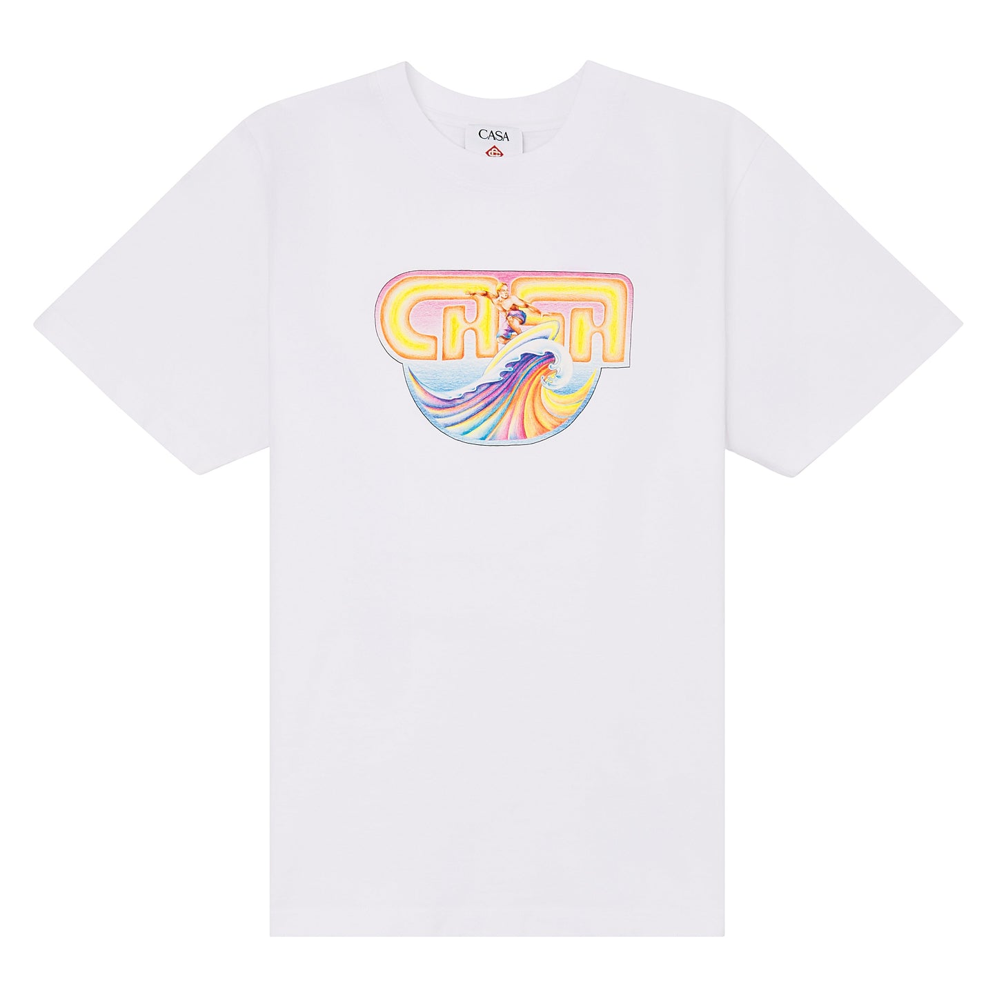 Casa Surf Tee | White