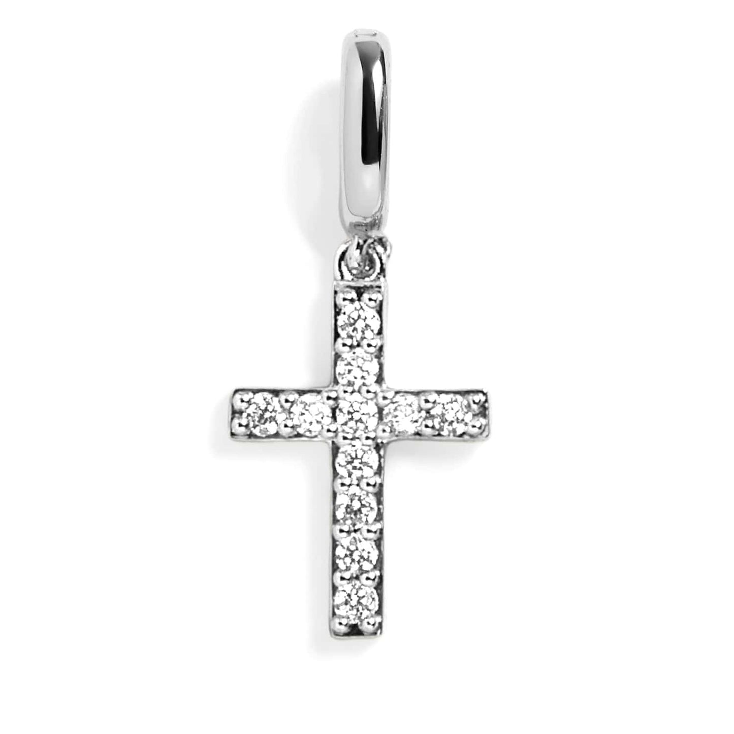 Pavé Cross Charm
