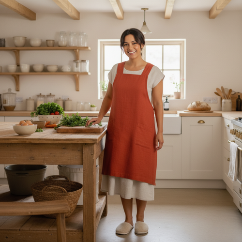 Linen Cooking Apron