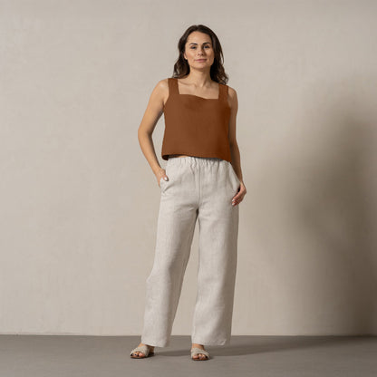 Pinafore Crop Top