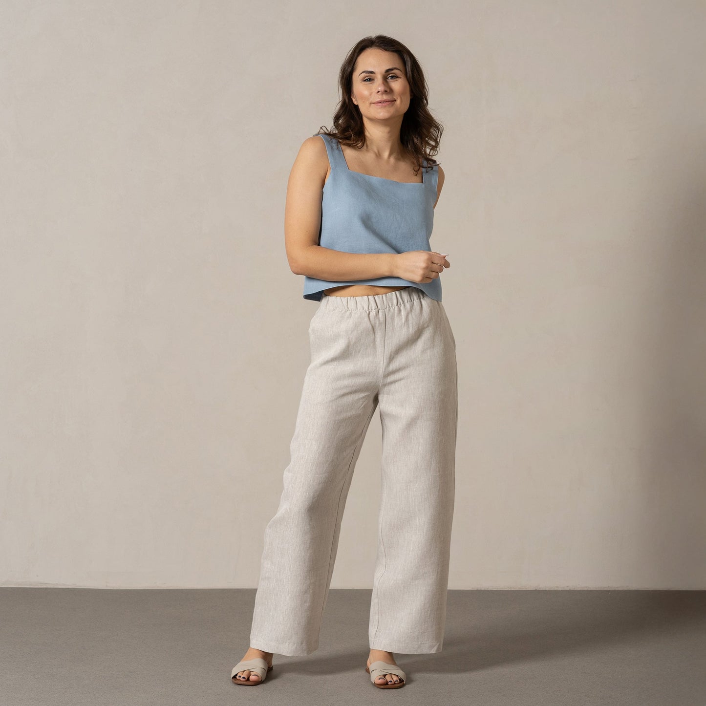 Pinafore Crop Top