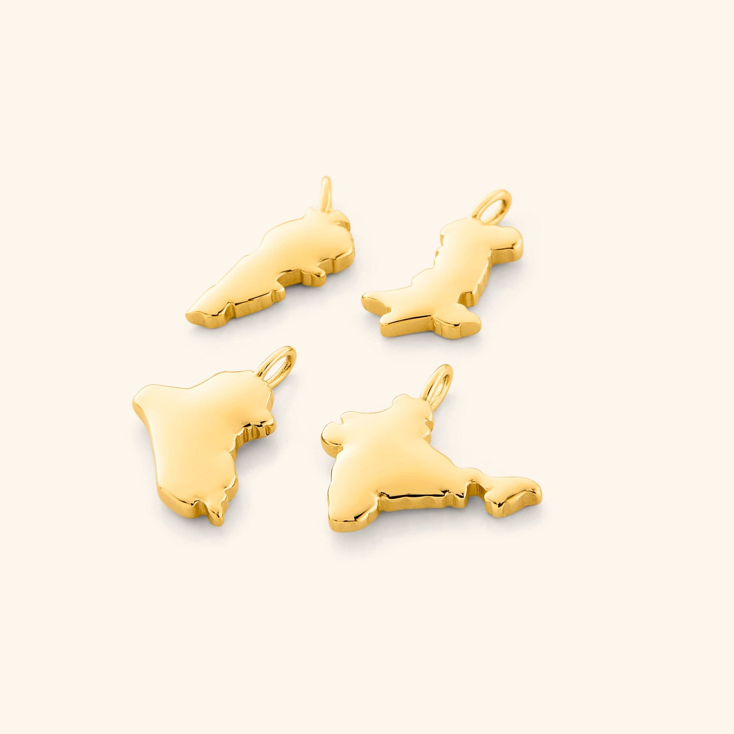 Country Map Charm