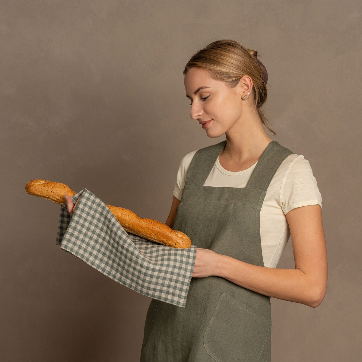 Linen Dish Towel Square