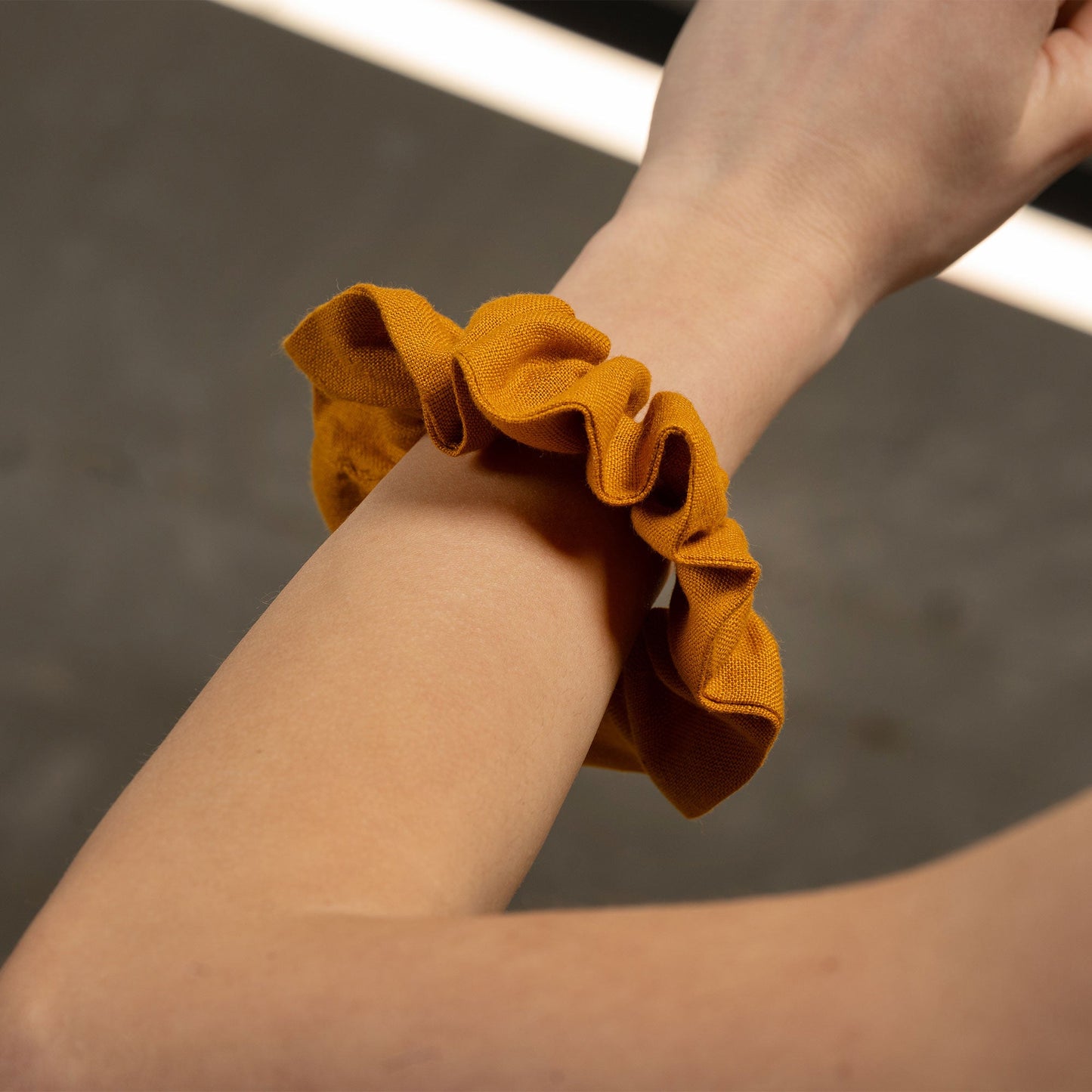 Linen Hair Scrunchie