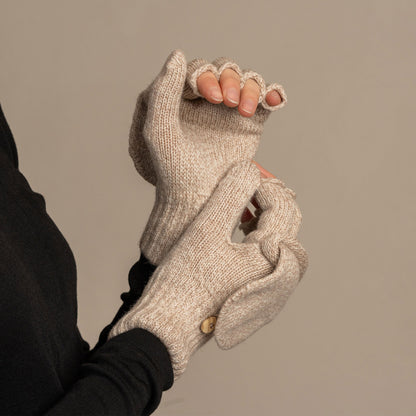 Women's Knit Merino Convertible Mittens