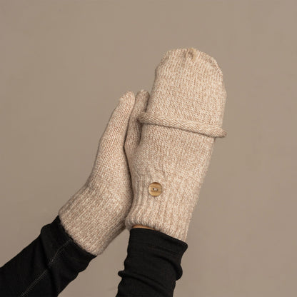 Women's Knit Merino Convertible Mittens