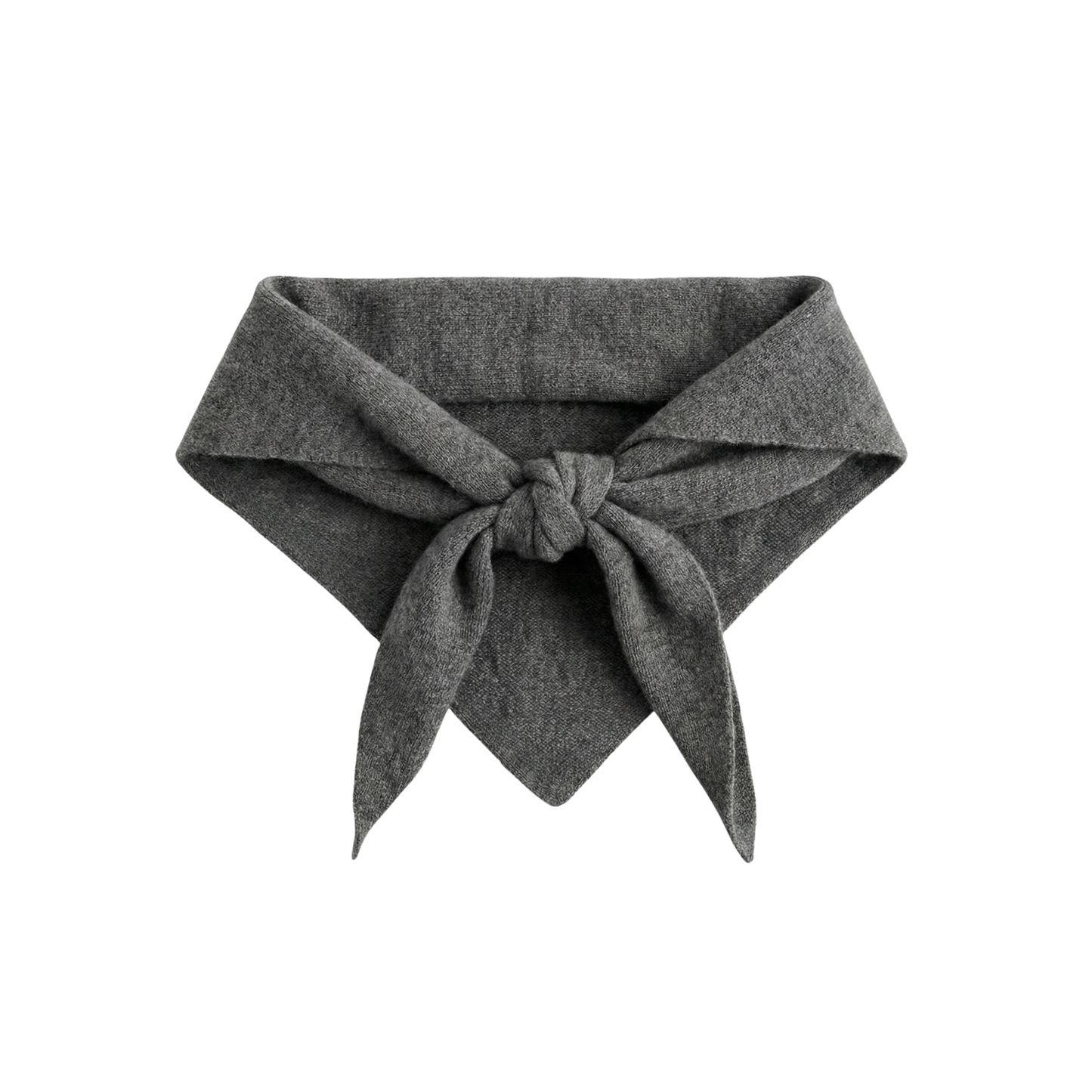 Women's Cashmere Triangle Knit Bandana Scarf