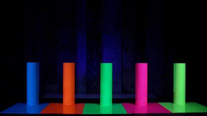 12" Siser Easy Glow Neon Yellow Heat Transfer Vinyl (HTV)