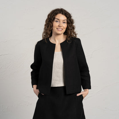 Light Linen Relaxed Jacket Eden