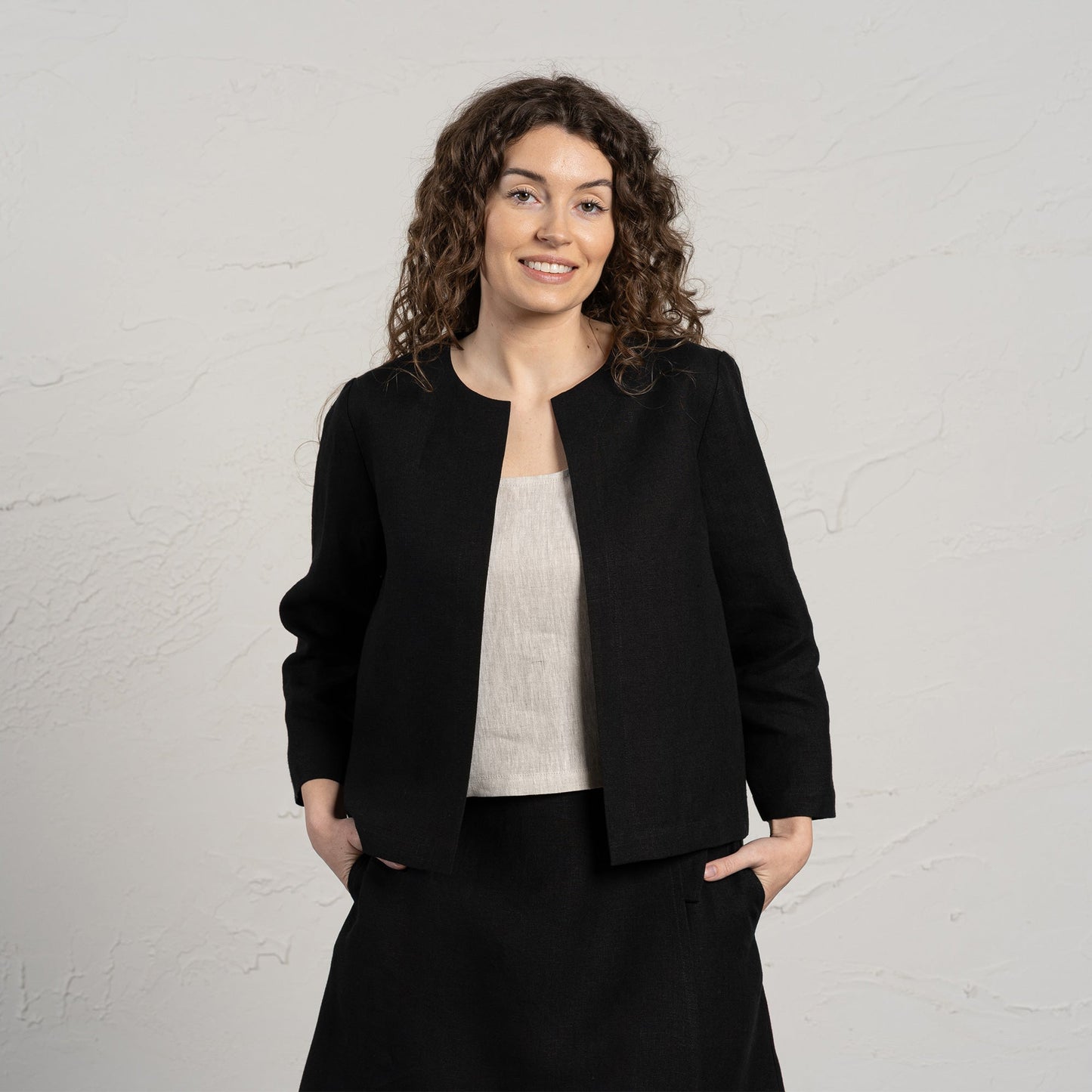Linen Relaxed Blazer Eden