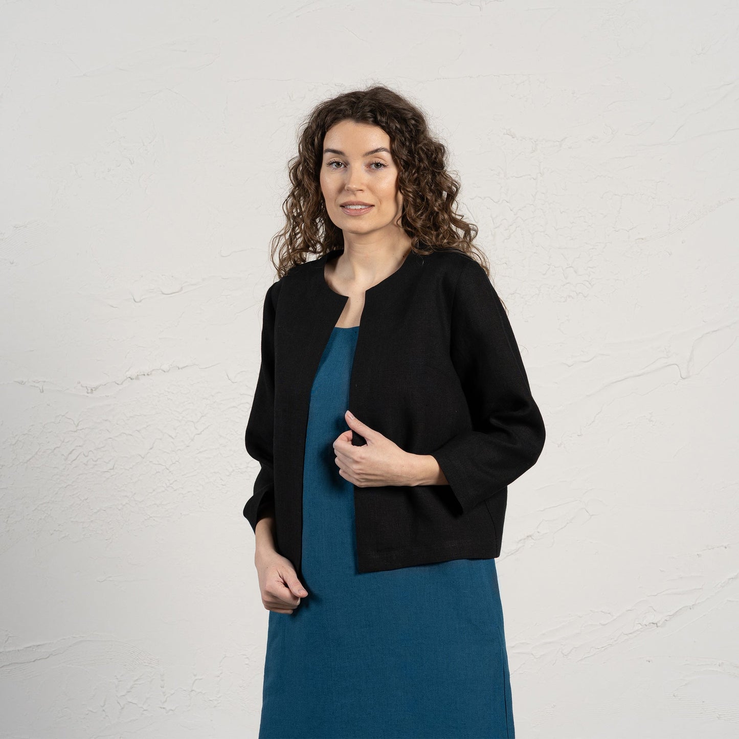 Linen Relaxed Blazer Eden