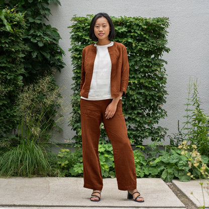 Linen Relaxed Blazer Eden