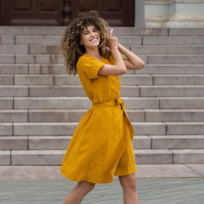 Vacation Summer Wrap Dress Eliana