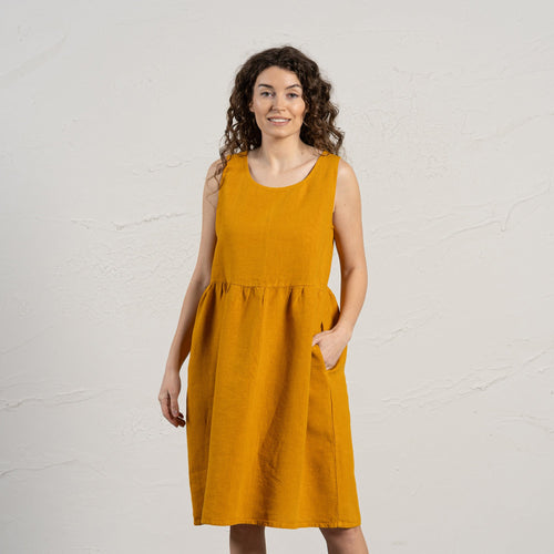 Smock Dress Eliza Spicy Yellow