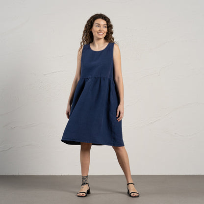 Smock Dress Eliza Storm Blue