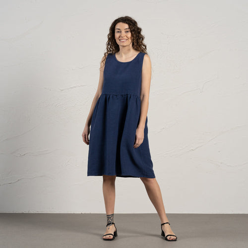 Smock Dress Eliza Storm Blue