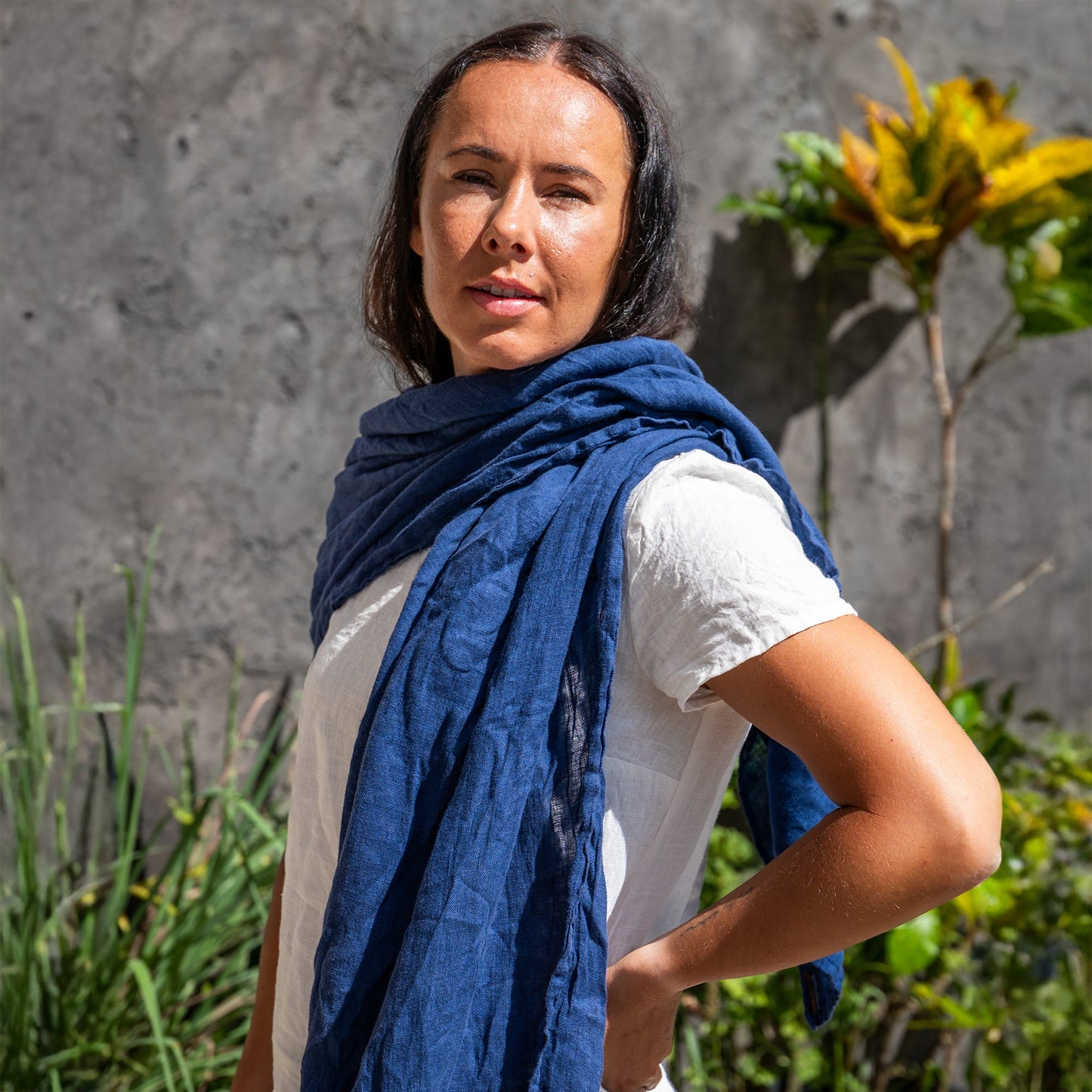Unisex Premium Linen Scarf