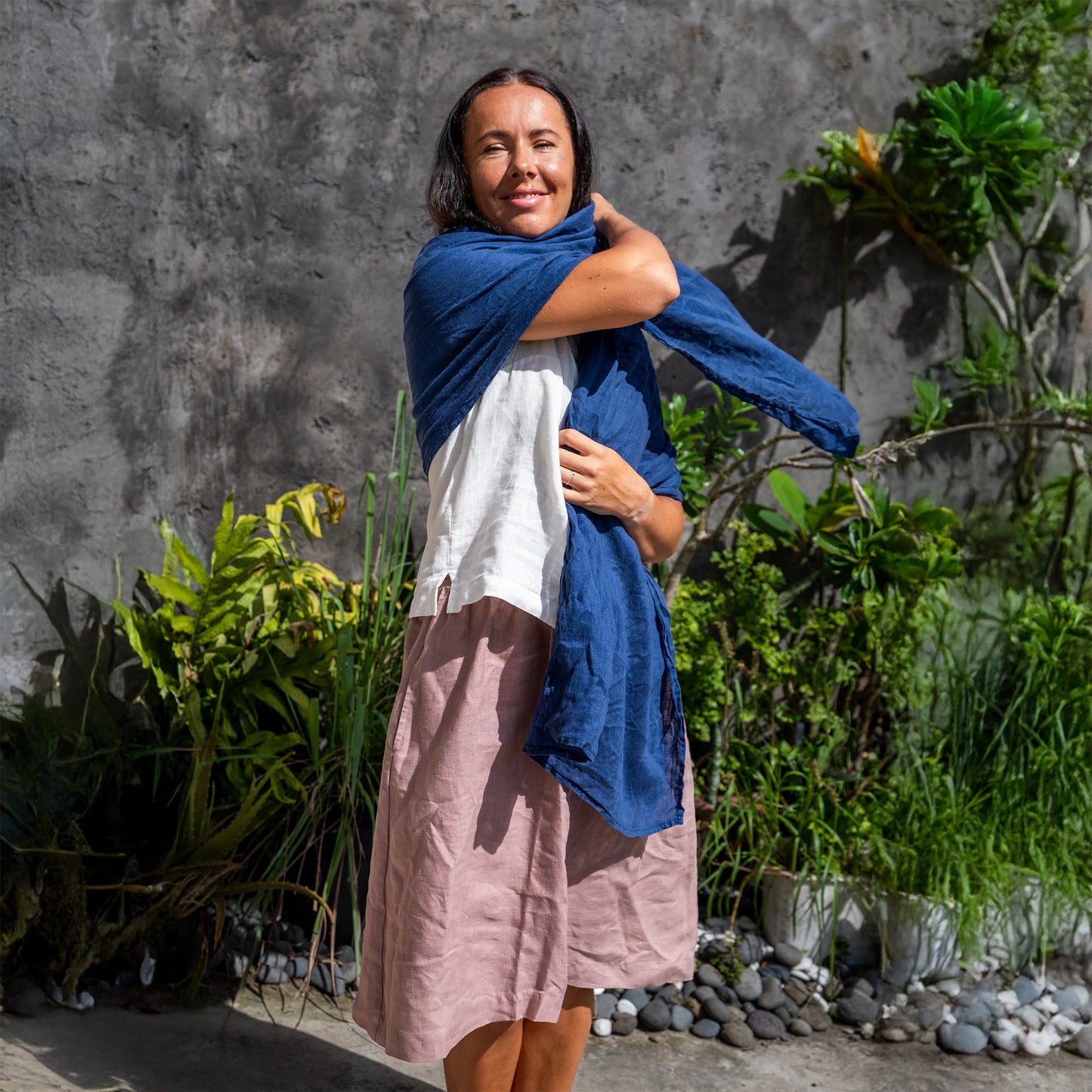 Unisex Premium Linen Scarf