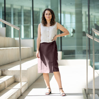Wrap Pencil Skirt Everly