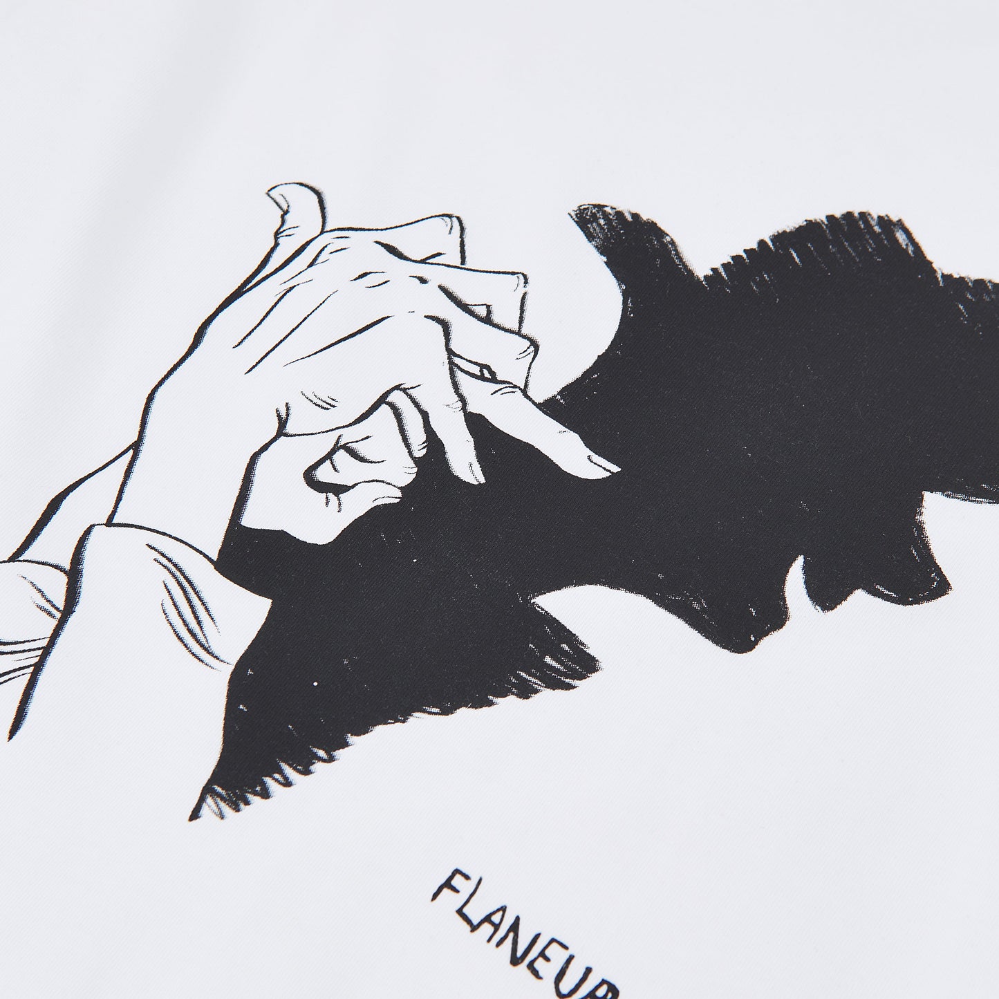 Shadow Play Tee | White