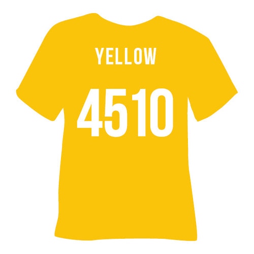 4510 S Yellow POLI-FLEX® BLOCKOUT SOFT HTV