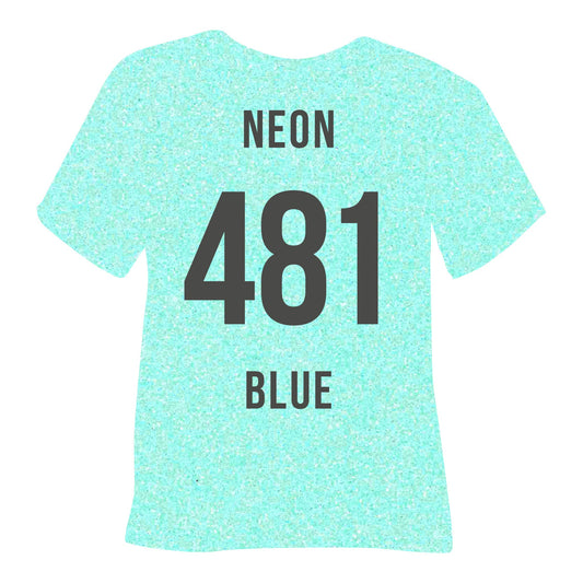 481 Pastel Blue POLI-FLEX® PEARL GLITTER HTV