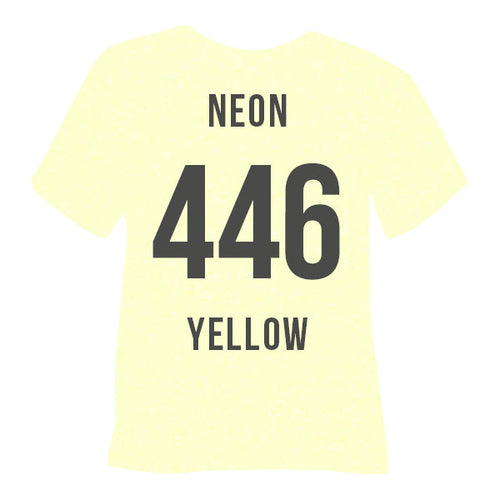 446 Pastel Yellow POLI-FLEX® PEARL GLITTER HTV