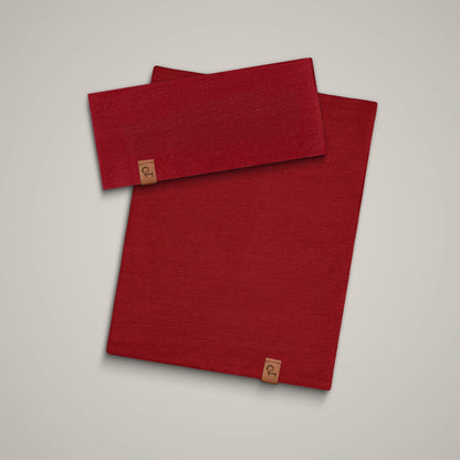Women's Headband & Gaiter 2-Piece Royal Cherry
