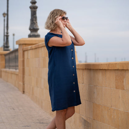 Casual Button Front Dress Harper