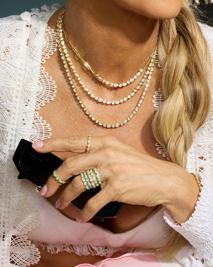 Isla Ring - Silver|White Diamondettes