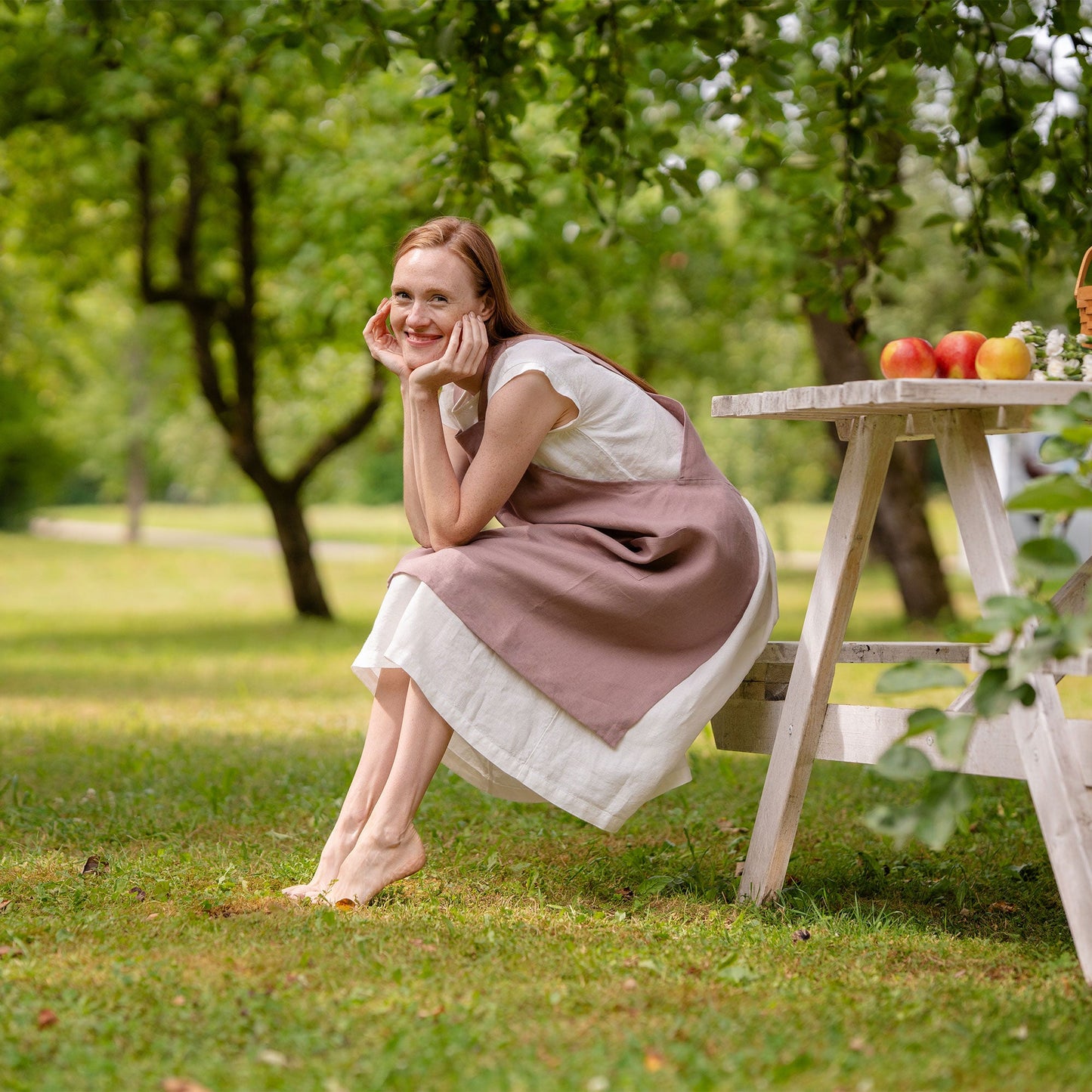Linen Gardening Apron