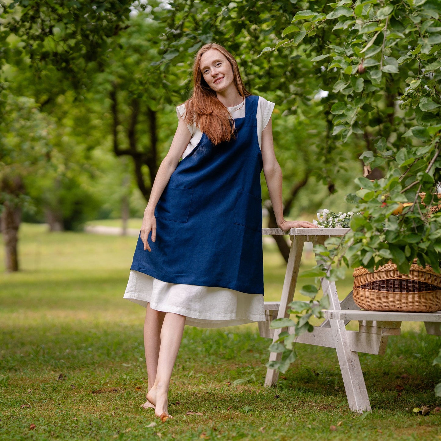 Linen Gardening Apron
